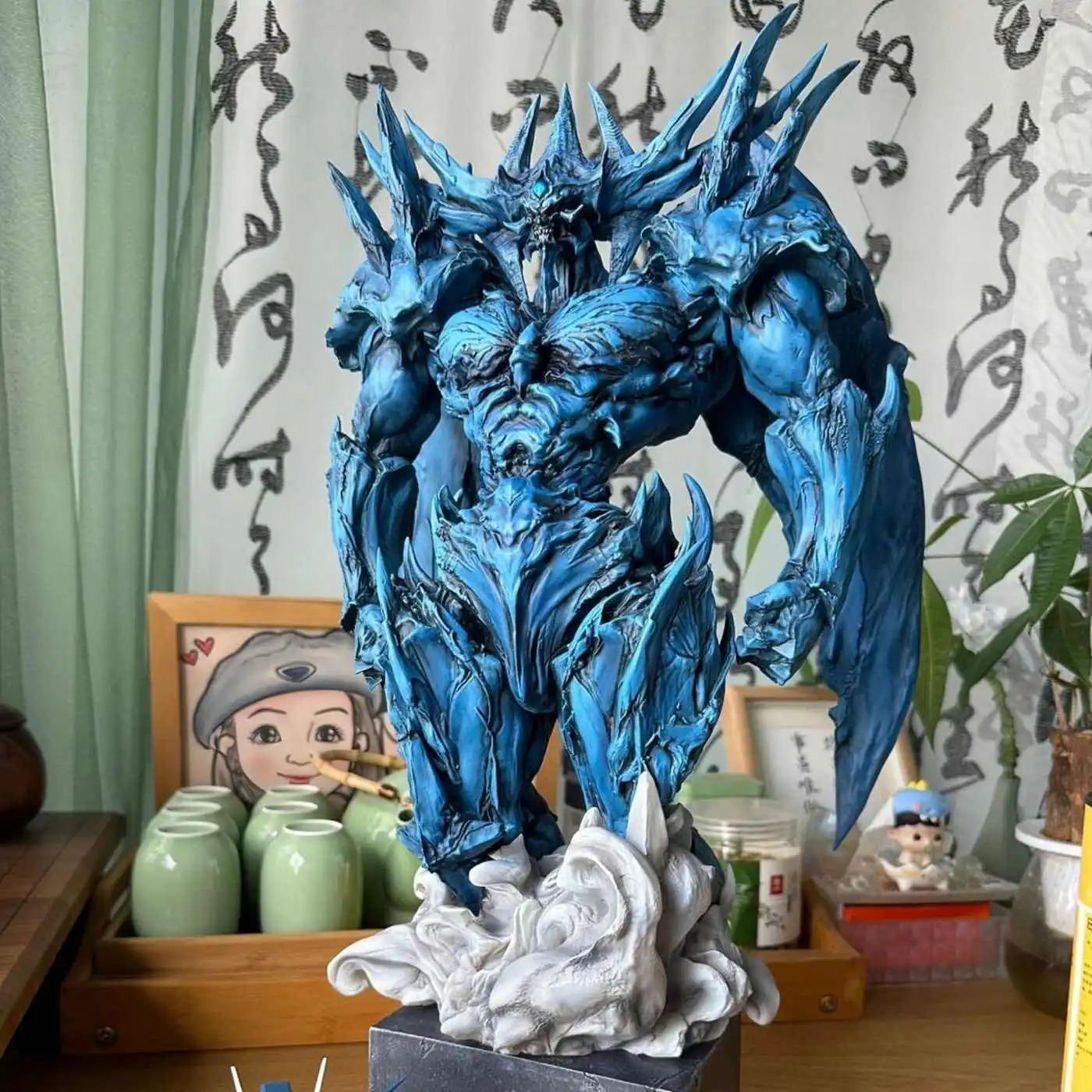 Yu-Gi-Oh! Figura de Anime Obelisco The Tormentor figura de acción Gk dios egipcio juguetes para niños decoración de habitación regalo para niños