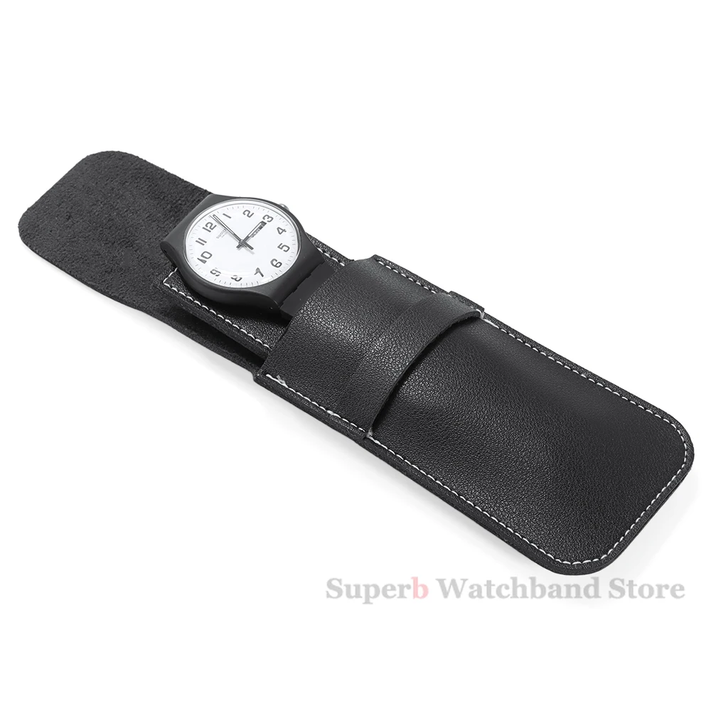 مشاهدة مقسم حقيبة ساعة اكسسوارات مكافحة الغبار شنطة هدايا فلنلت بو الجلود أكياس للمجوهرات ووتش تخزين حقائب للهدايا