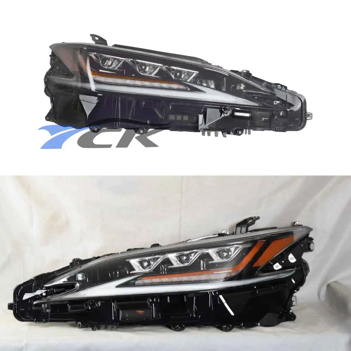 Upgrade A pair For Lexus ES 2018 2019 2020 2021 Triple Beams LED Headlight Headlamp Assembly Car accessories plug and play
