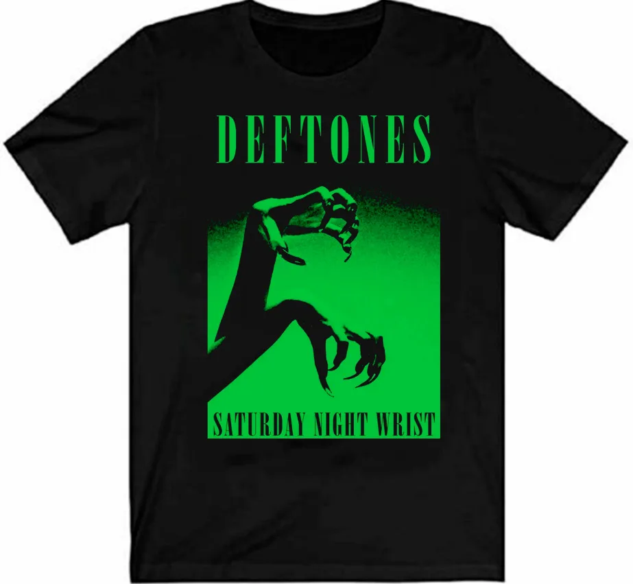 Vintage Saturday Night Wrist Deftones Cotton Black All Size T Shirt Mm1275