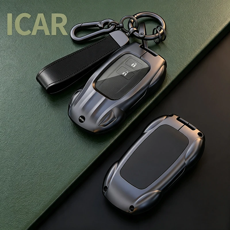 Sports Car Style for Lexus ES300 ES350 IS250 IS300 RX350 RX450 NX200 NX300 GS300 LX570 Remote Car Key Case Cover Fob Keychain