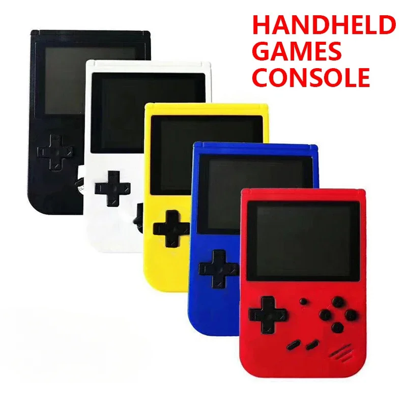 Handheld Game Console Transparent Color Neutral Children's Game Classic Mini Dry Battery Version for Gift Toys for Children