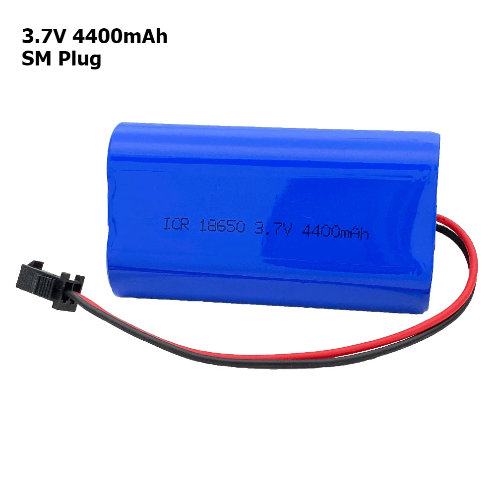 

3.7V 18650 Lithium Battery 4400mAh Rechargeable Battery Pack Megaphone Speaker Protection Board SM/PH2.0 PLUG