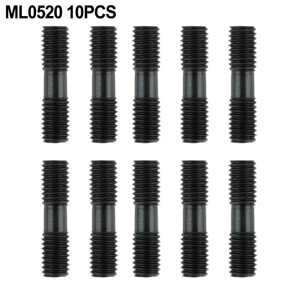 10pcs Clamp Screw Accessories Black CNC Lathe Tool Double Head For Turning Tool Holder Hex Socket ML0625 ML0830