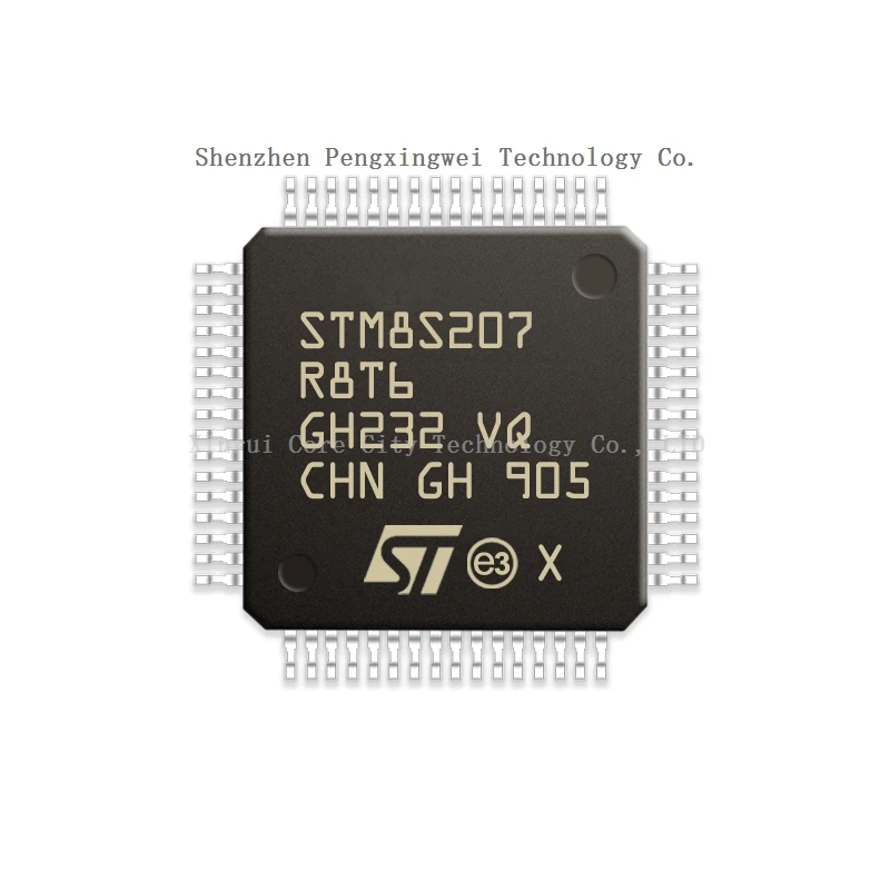 STM STM8 STM8S STM8S207 R8T6 STM8S207R8T6 In Stock 100% Original New LQFP-64 Microcontroller (MCU/MPU/SOC) CPU