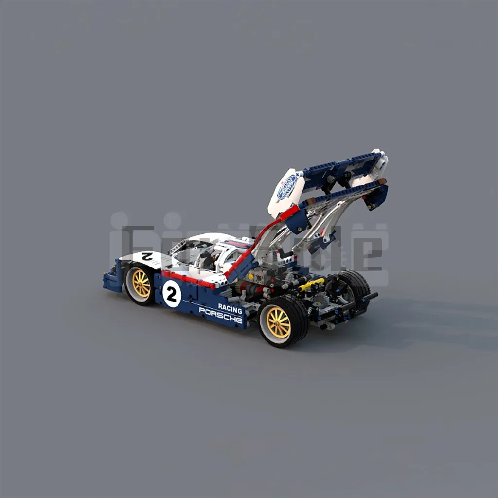 MOC-38167 P95Racing CAR Model With PDF Drawings Building Blocks Bricks Kids DIY Toys Birthday Christmas Gifts