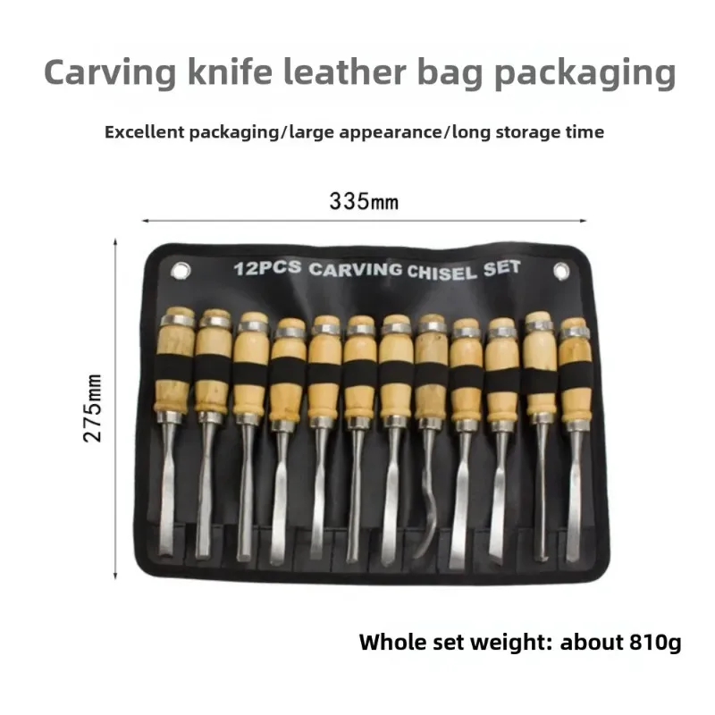 

New 8/12 PCS Hand Carved Flat Chisel Woodworking Carving Knife Set Carving Knife Woodworking Carving Chisel Carving Knife Set