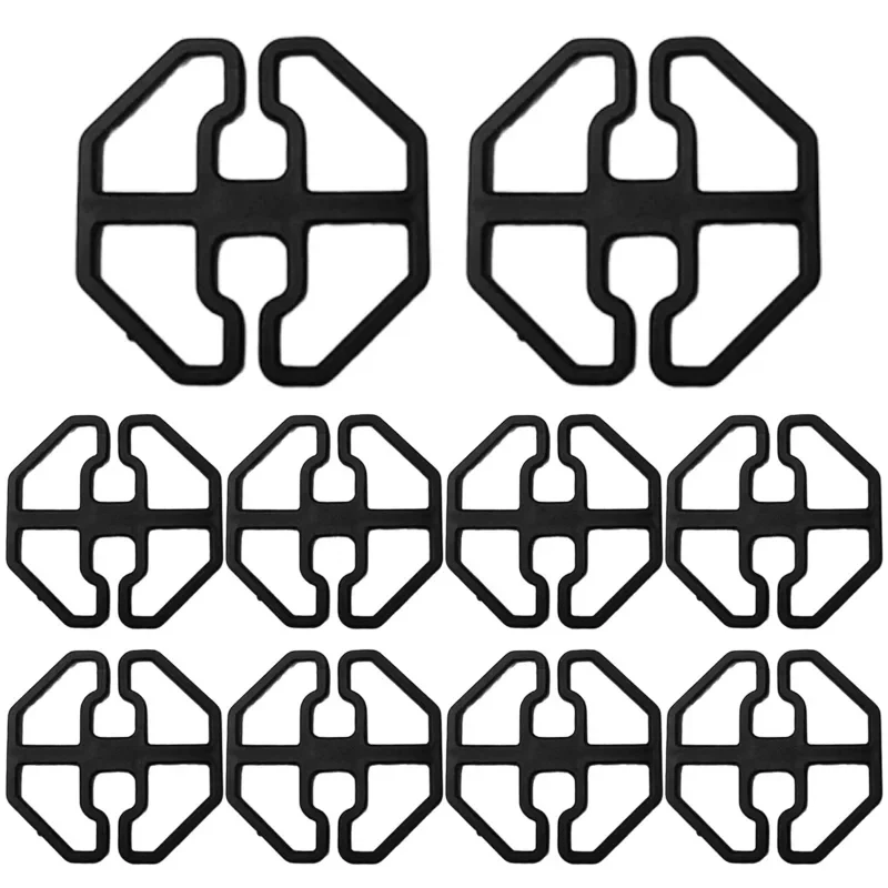 

50Pcs Car Seat Cover Plum Plate Hook Plastic Card Fixed Chuck Automobile Seat Belt Adjustment Buckle Auto Interior Accessories