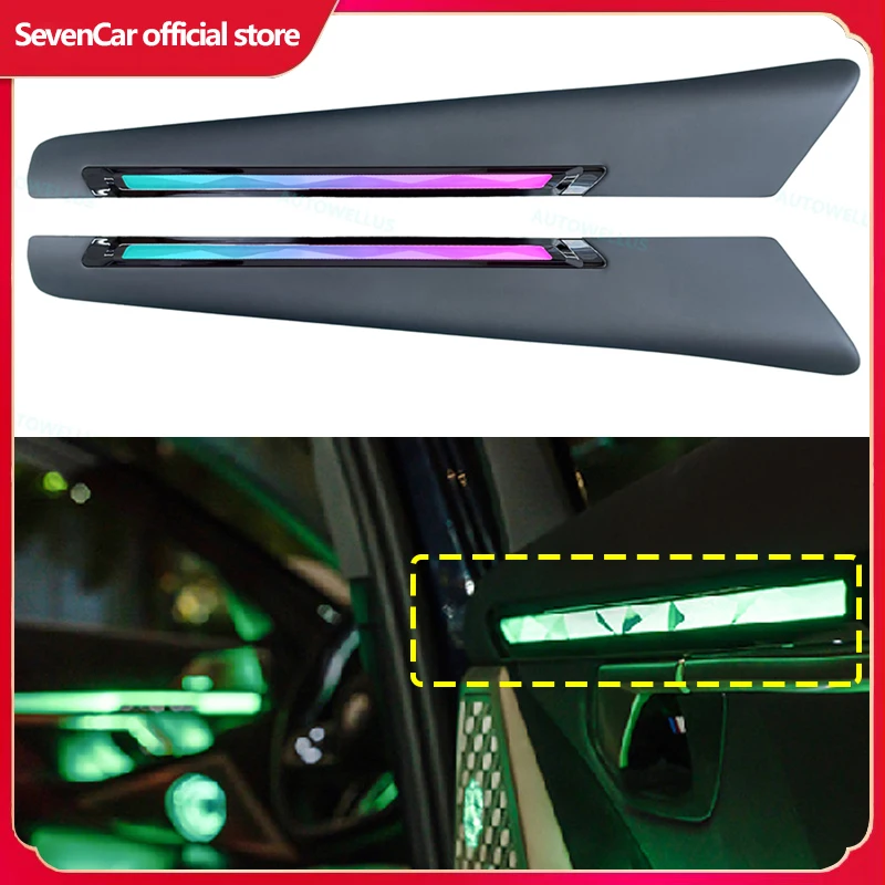 

Для 2024 2025 BMW 5 серии G60/i5 задний ряд Crystal Ambient Lighting Door Surround Interior Upgrade Kit для моделей 525 530