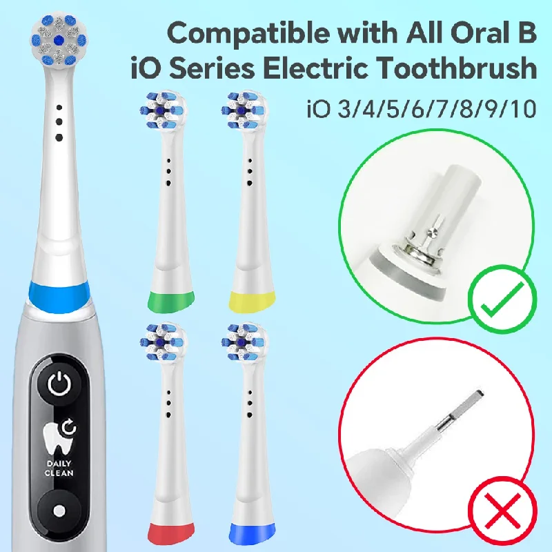 iO Replacement Toothbrush Heads Compatible with Oral B iO Electric Toothbrush, Brush Head for All iO Electric Toothbrushes Model