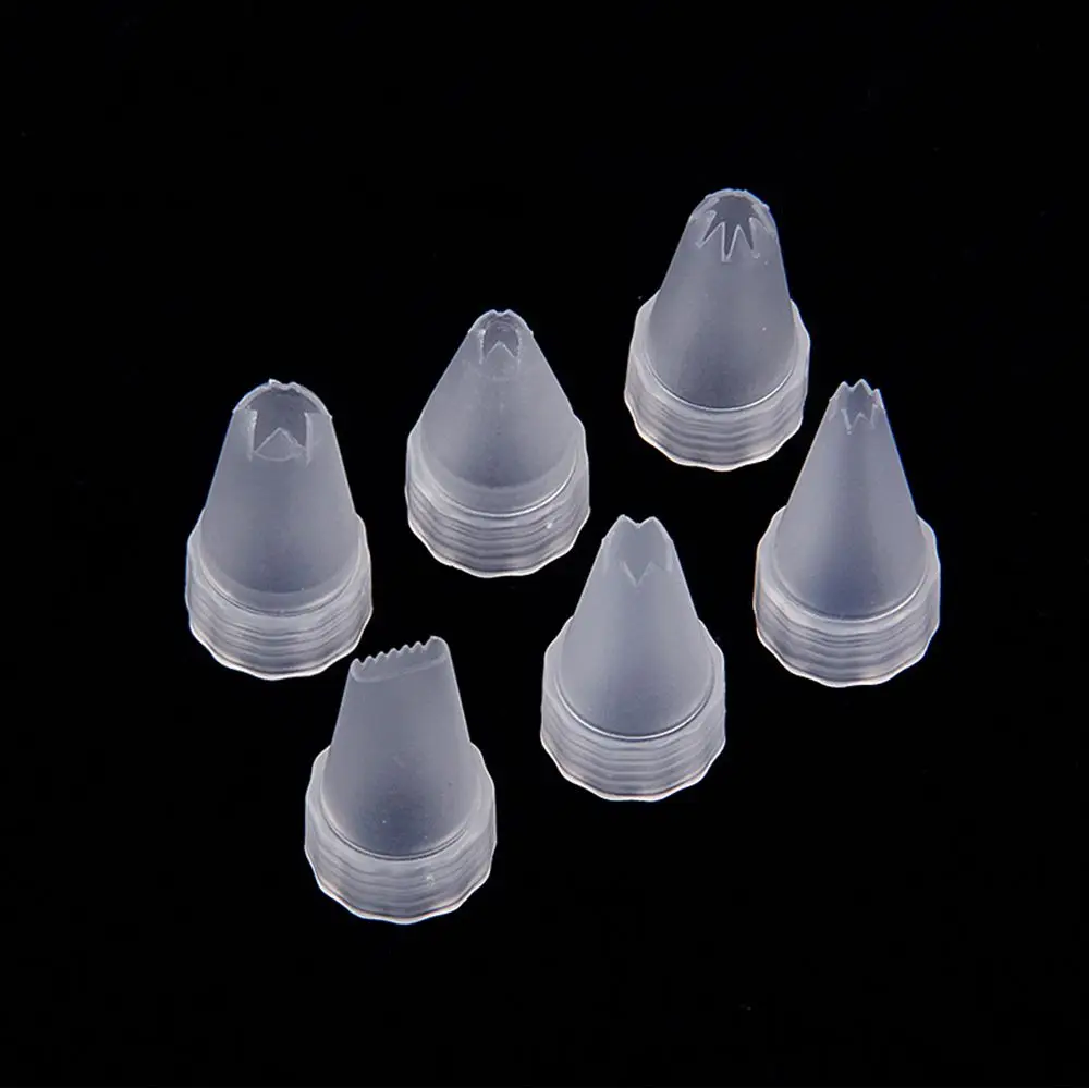 10Pcs Pastry Tips Mobile Phone Case Ice Cream Tool Baking Tools Flower Nozzle Piping Icing Nozzles Simulation Cream Glue