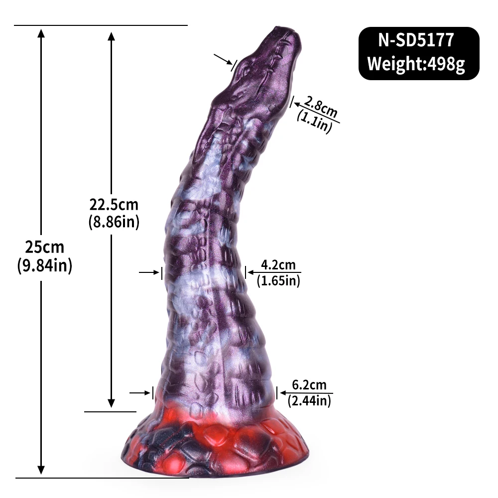 FAAK Silicone Dragon Dildo With Sucker Multi Color Fantasy Penis  Magic Tongue Sex Toys For Women Female Masturbator Anal Plug