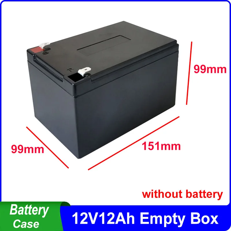 12V 12Ah Storage Box 12V12Ah Battery Case 18650 4x4 Holder 4P Nickel Strip For DIY 12.8V 12Ah NCM LiFePO4 Energy Storage Battery