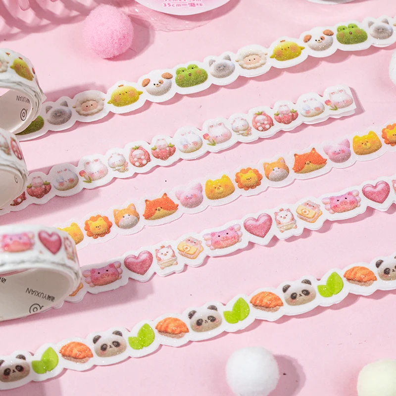 5 قطعة/المجموعة Ins لطيف اشي الشريط حساب اليد شريط مزخرف كلية مخطط DIY المدرسة القرطاسية اليابانية ملصقات الشريط لفة