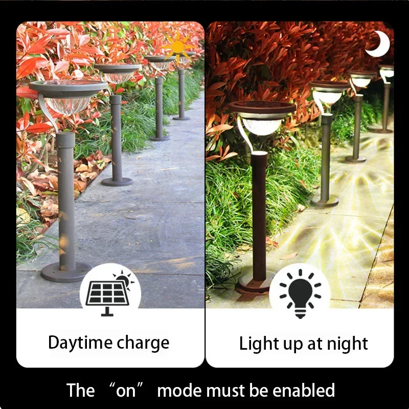 Outdoor Solar Lights Garden Lights Solar Powered Lamp Lantern Waterproof Landscape Lighting Pathway Yard Lawn Garden Decoration