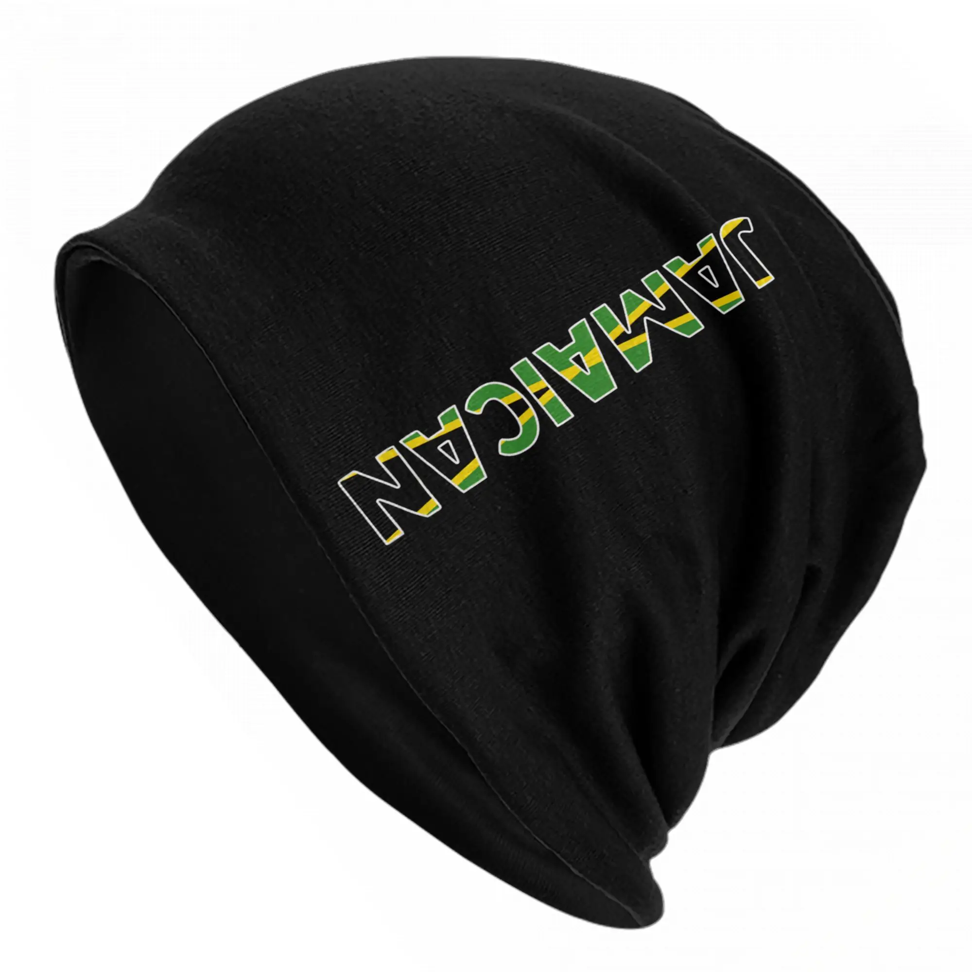 Jamaican Jamaica Flag  Skull Cap Beanie Quick Dry  Running Hat for Men Women