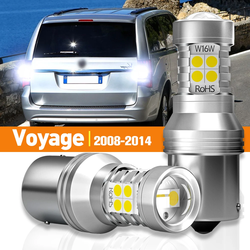 2 قطعة LED عكس الضوء ل VW رحلة 2008-2014 2009 2010 2011 2012 2013 اكسسوارات Canbus مصباح