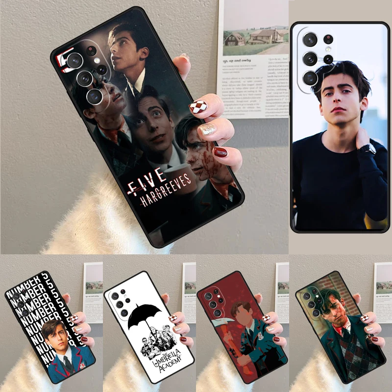 Cover For Samsung Galaxy S24 Ultra S21 S22 S8 S9 S10E Note 10 20 Plus FE S23 Aidan Gallagher Number Five Phone case Coque