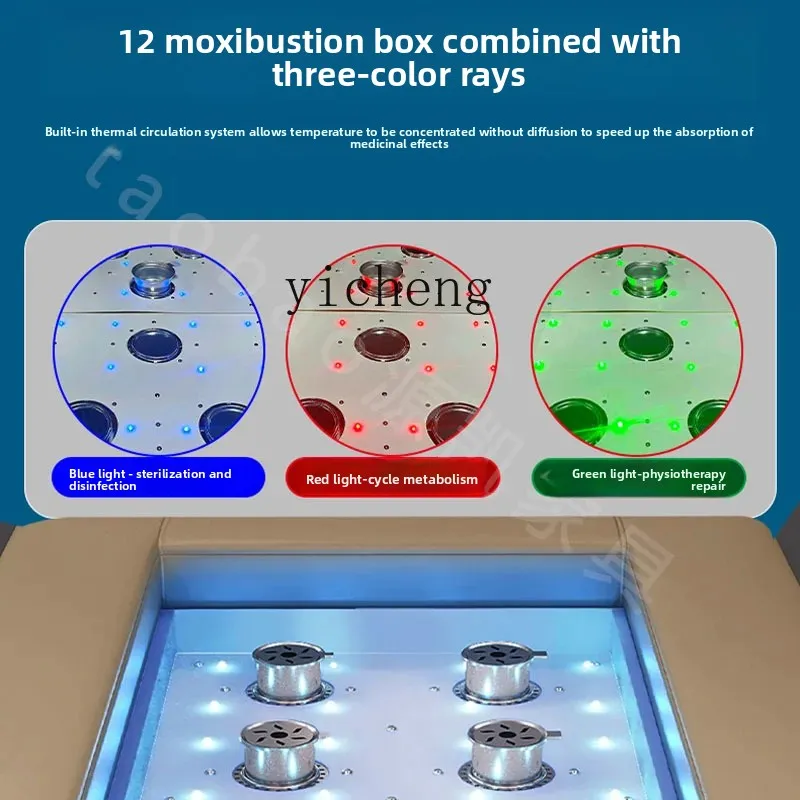 

ZYA smokeless moxibustion head treatment bed intelligent water circulation water heater shampoo bed barber shop special massage