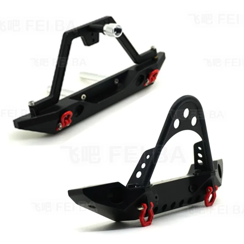 Metal Front and Rear Bumpers for Collision Prevention for 1/10 RC Crawler Car Jeep Chevrolet G63 RC4WD D110 DIY Parts