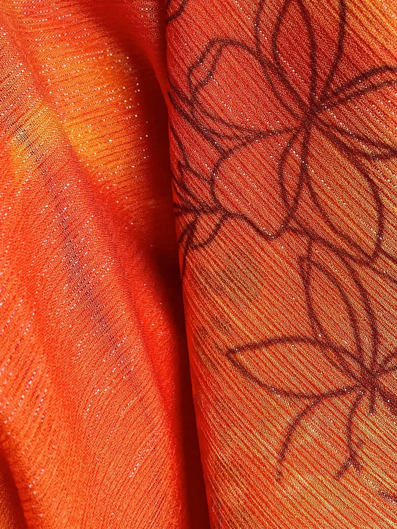 Boho Floral Chiffon Dress with Ruffles & V Neck, Vacation Ready Summer Midi