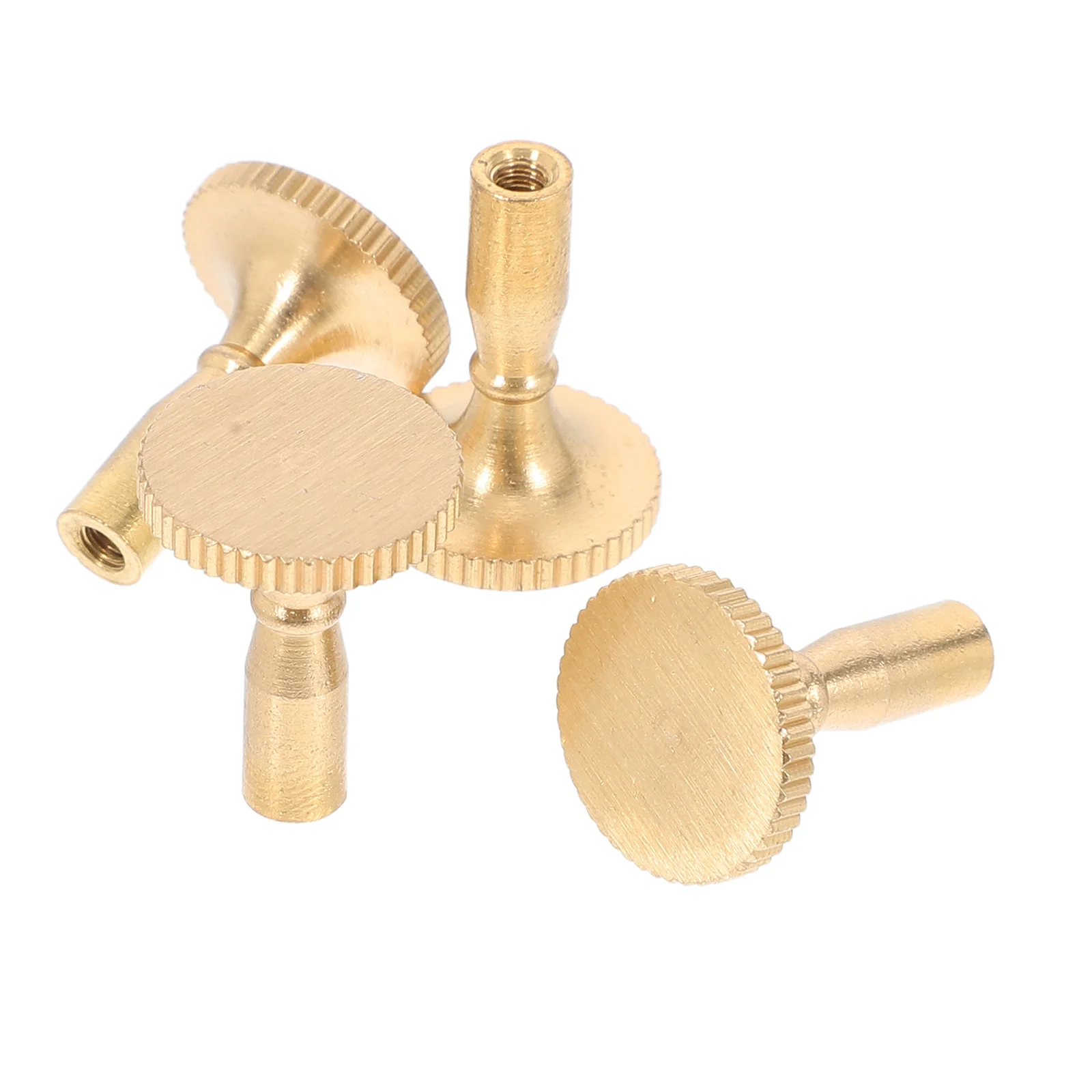 

4Pcs Lamp Socket Knob Switch Metal Turn Knobs Chrome Finish Replacement for Lamp Parts Table Wall Chandeliers Accessories