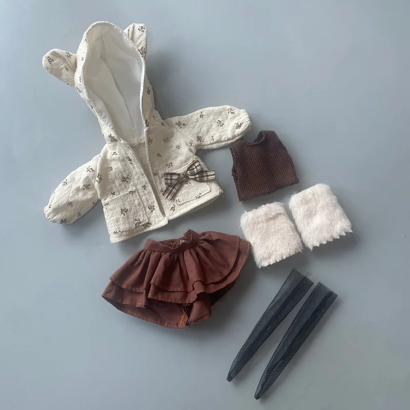 Ubranka Garnitur dla lalki BJD 1/6 30cm Akcesoria dla lalek Urocze codzienne ubrania Zabawka do przebierania