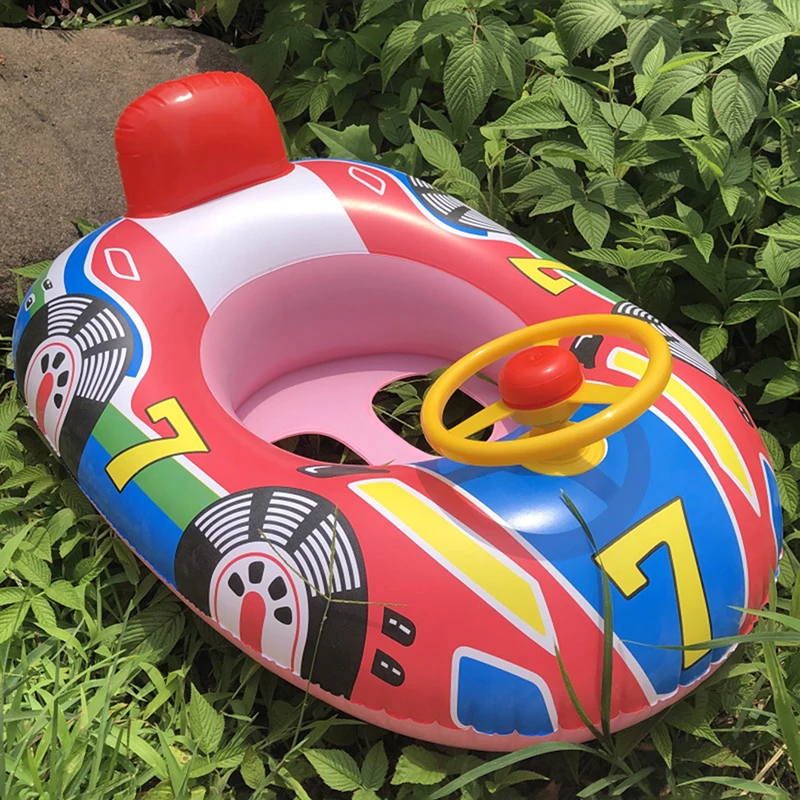 Baby Steering wheel car boat Swimming Float Ring,Baby Inflatable  Pool Floatie ，Bathtub Toys， Pool Accessories