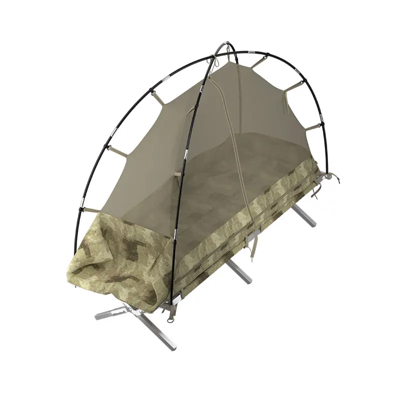 YTYIN YTYIN AKmax Outdoor Aluminium Folding Adults Customizable Single Camping Beds Double Outdoor Portable Folding Bed