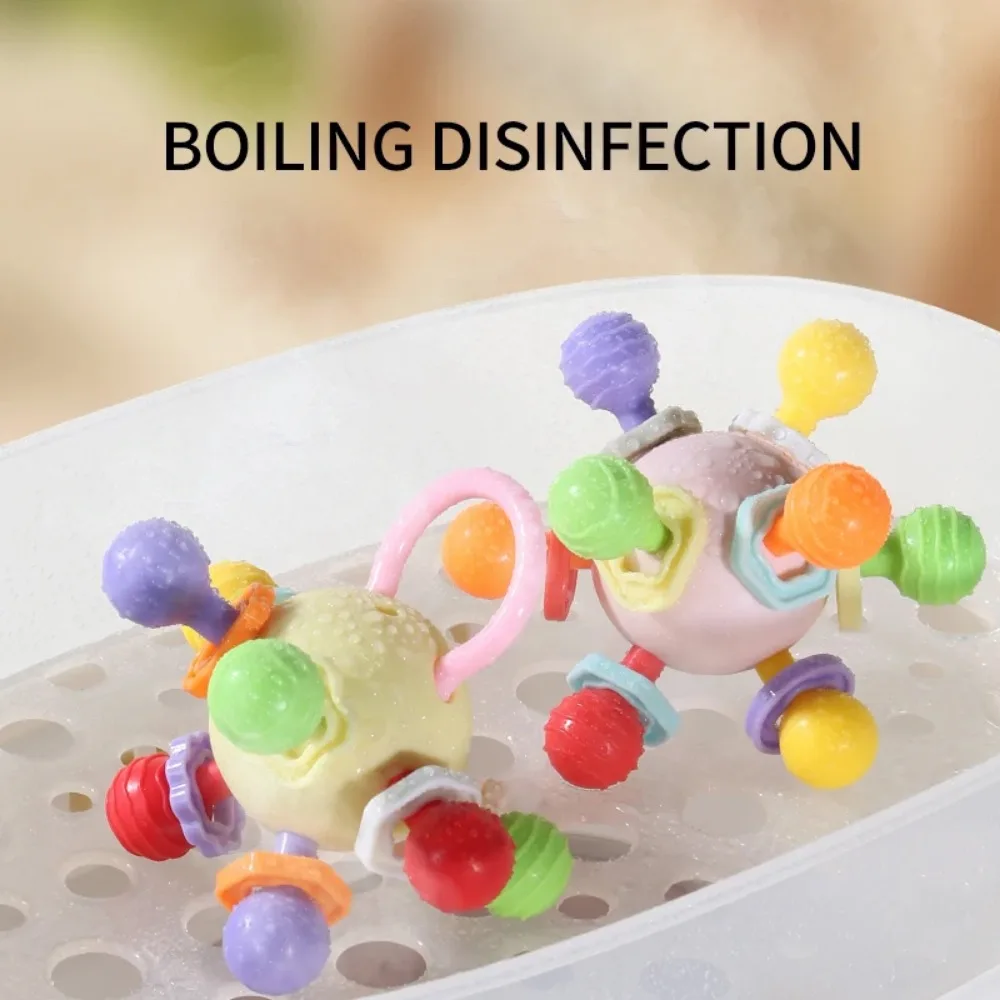 لعبة كرة إمساك يدوية ناعمة للأطفال من كرة Xingdun هدية عيد ميلاد للأطفال بعمر 0-3 سنوات