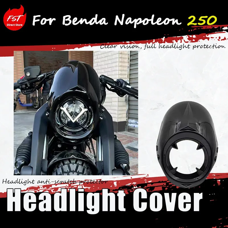 For Benda Napoleon 250, specially modified vintage air intake hood and headlight cover with seamless installation
