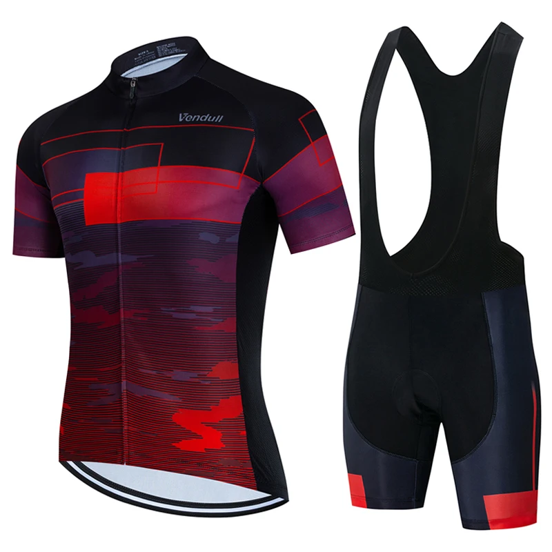 Men 2023 New Cycling Jersey Set Summer Short Sleeve Breathable MTB Bike Cycling Clothing Maillot Ropa Ciclismo Uniform Suit