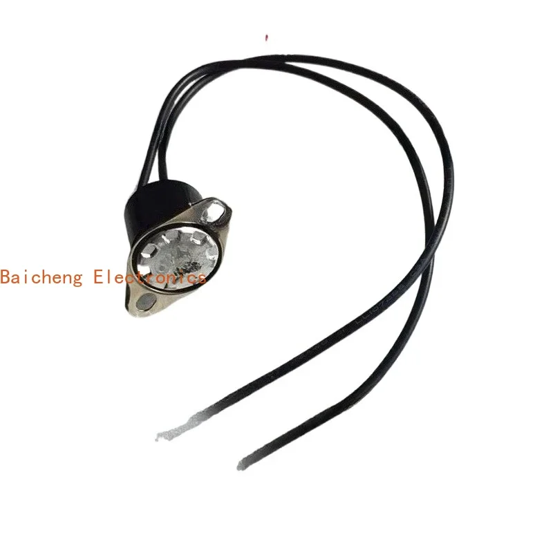 10PCS KSD301 imported waterproof type with lead 60 degree normally open and normally closed temperature control thermal switch