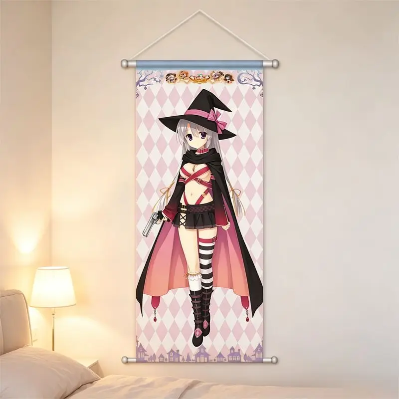 VIKAMA Little Star Scroll Wandteppiche, Anime-Wandteppich, Wandbehang für Wohnzimmer, Schlafzimmer, Arbeitszimmer, Eingangsbereich, Heimdekoration – Detail 4