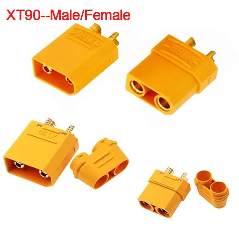 2Pairs 10Pairs 50Pairs XT90 Bullet Connectors Plug For RC Quadcopter FPV Racing Drone Lipo Battery
