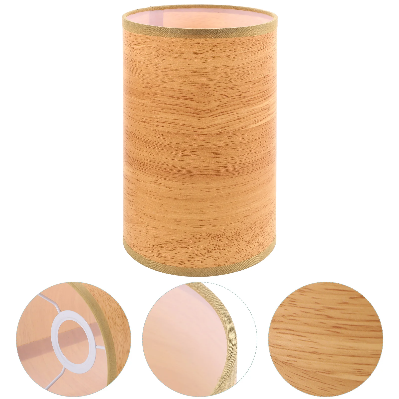 Lampshade Table Fabric Square Linen Wall (square-tree Pattern) Lampshades for Natural Pvc Accessory