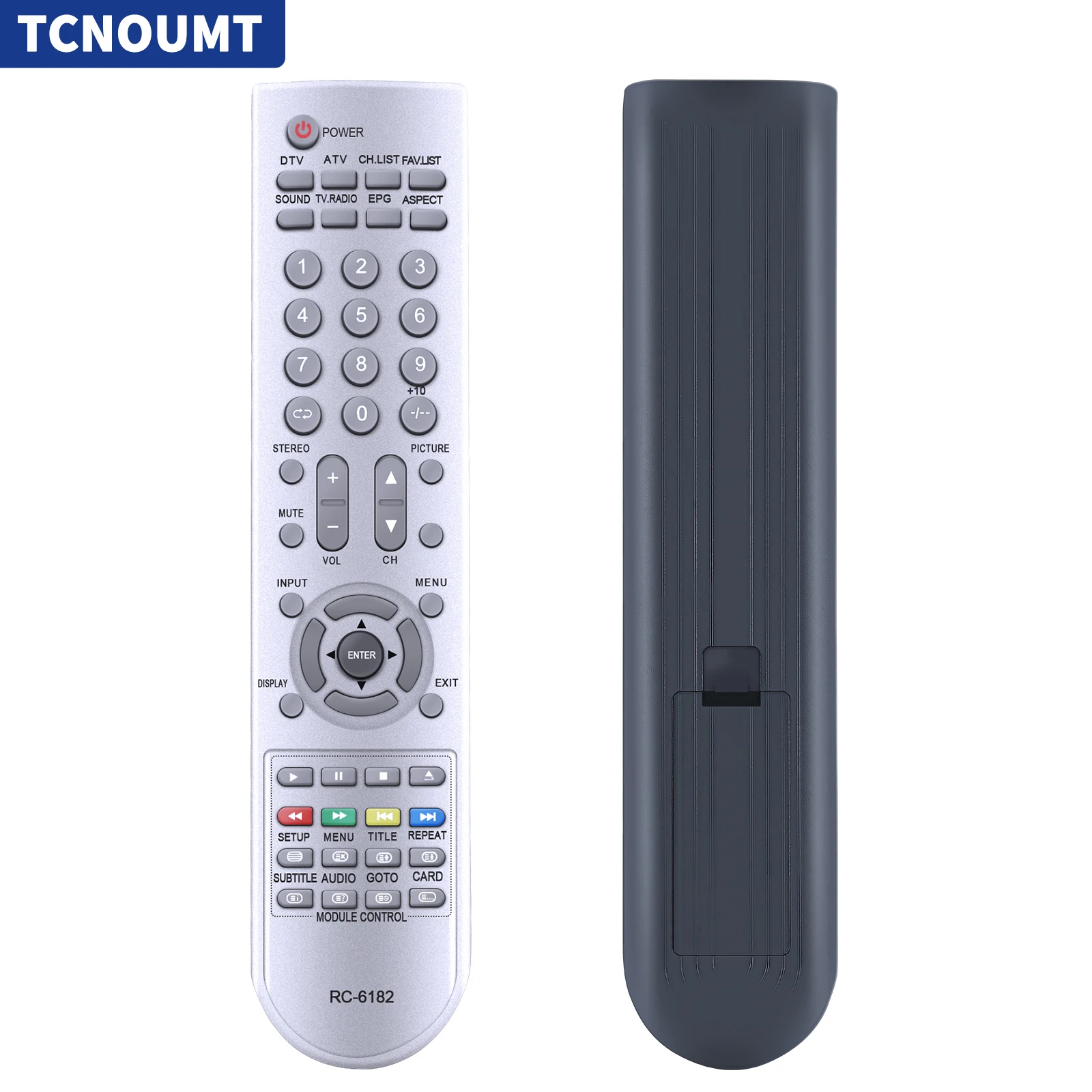 Remote control RC-6182 for TEAC MALATA DAEWOO RC-DWT01-V01 Alba ALCD19DVD1 ODEON LTD-1901D