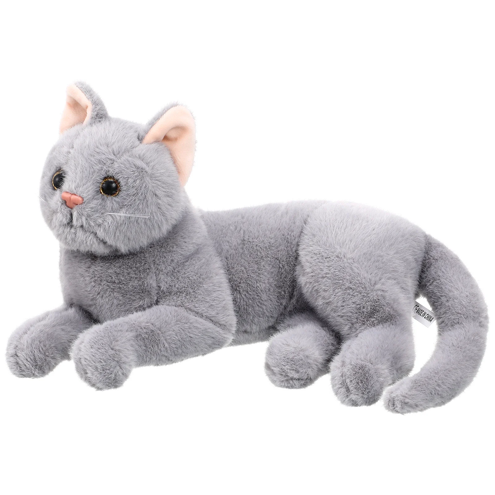 

Plush Toy Adorable Cat Fluffy Household Ornaments Simulation Animal for Kids Funny