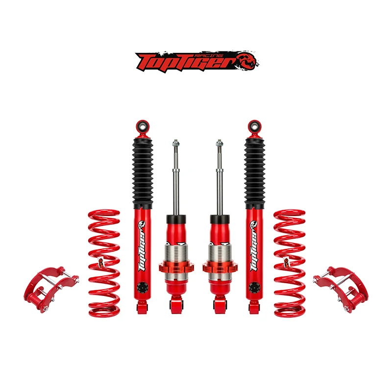 For NISSAN Navara D23 D40 NP300 leaf spring Nitrogen Gas Adjustable 4x4 Shock Absorber Off Road Suspension 2 Inches Lift kit