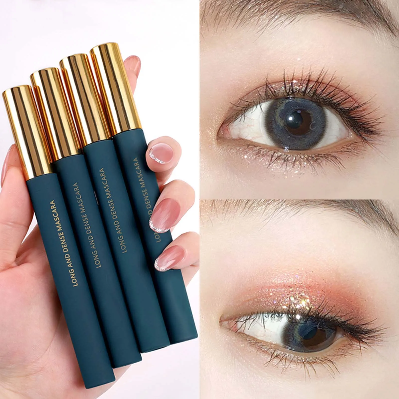 

Colorful Curling Mascara Waterproof Long-Wearing Black Eyelash Extension Eye Beauty Tool Eye Lashes Brush For Women 4 Colors