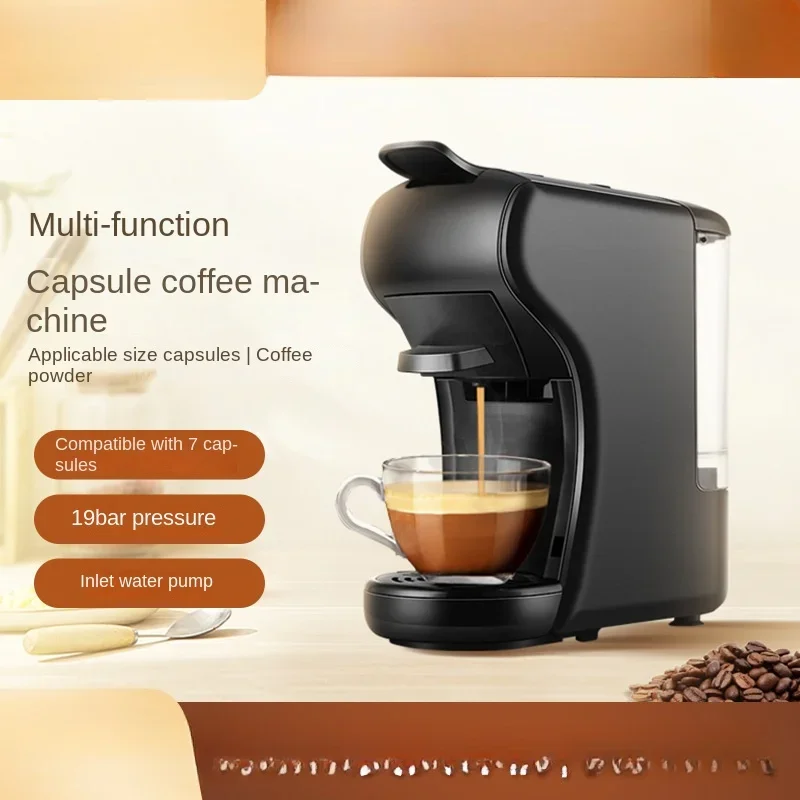 Capsule coffee machine home automatic mini small lightweight multi-functional office