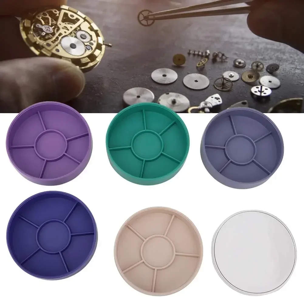 Watch Parts Storage Box 5 Layer Watch Repair Tool Storage Box Color Parts Box  Watch Tools for Screw Component Movement