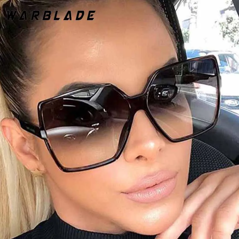 

Vintage Brand Designer Classic Oversize Square Frame Women's Sunglasses Men Sunglass Outdoor Driving Summer Travel Eyewear UV400