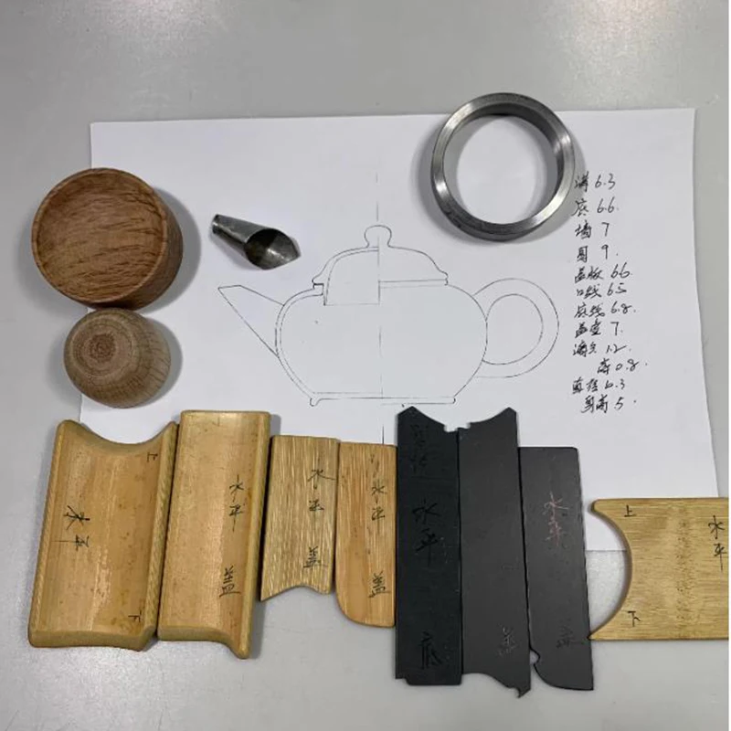 

12PCS Pottery Tools Set for Pot Making, Clay Sculpting Tools Kit for Teapot & Ceramic Cup, Clay Modeling Carving Trimming Kit