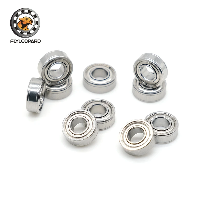 Rolamentos de esferas miniatura, MR115ZZ, MR115 ZZ, L-1150ZZY04, ABEC-7, 5x11x4mm, 10 peças