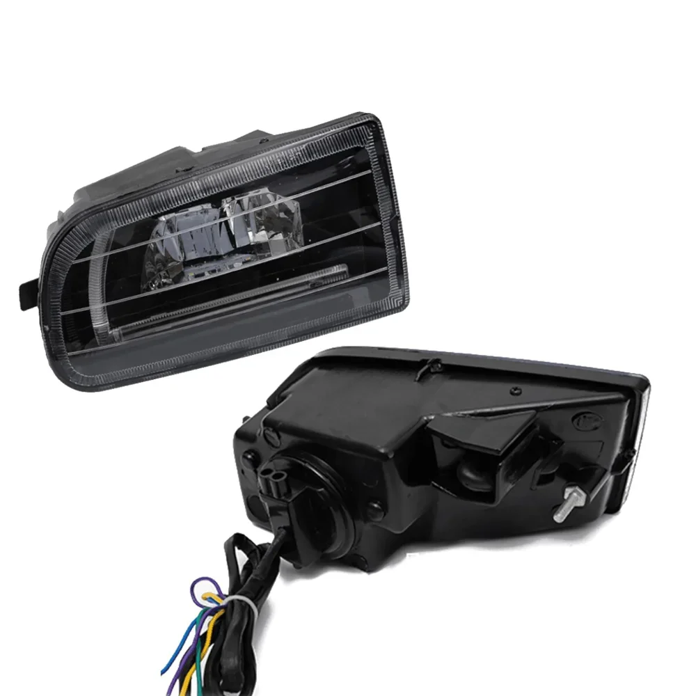 For Toyota Corolla AE100 AE101 1993-1997 Front Left & Right LED Fog Lights White DRL Daytime Running Light Driving Lamps
