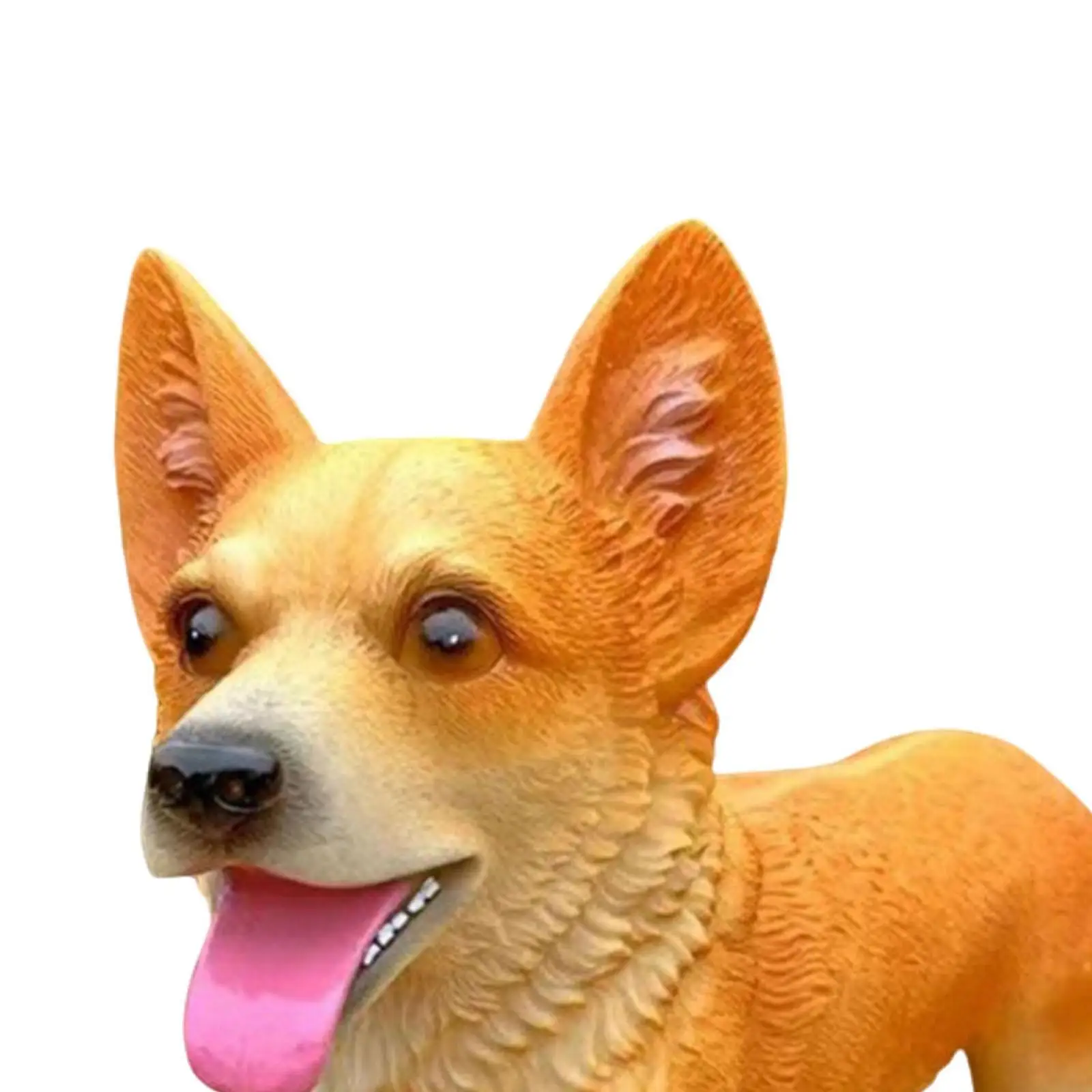 تمثال الكلب زخرفة الحديقة الراتنج الحرفية جمع حديقة تمثال واقعية ساحة الفن #5