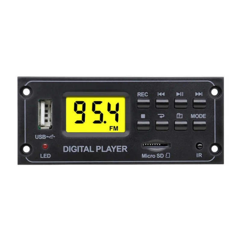 TPM120C Multi-Function Audio Decoder Module Bluetooth FM USB Micro SD AUX Digital MP3 Player Board