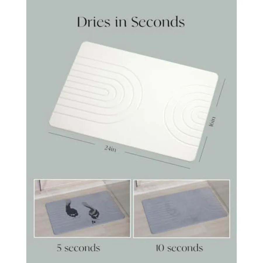 Home Bath Stone Mat 24