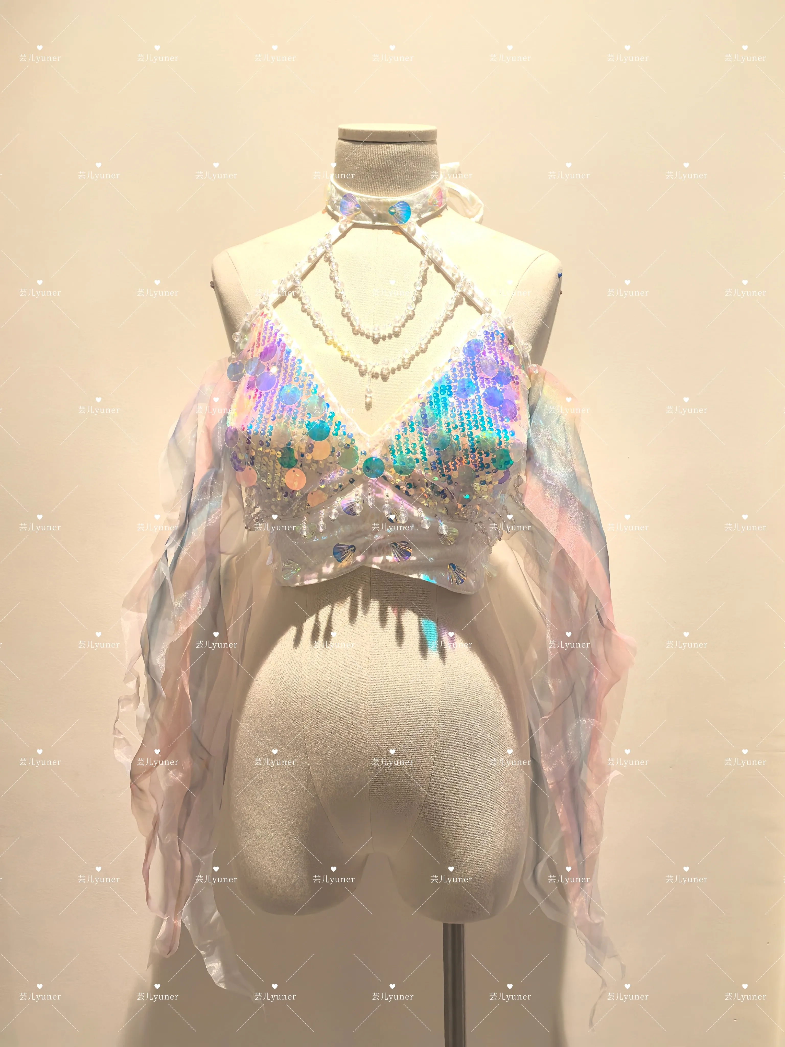 

Mermaid Fish Scale Split Swimsuit, Swimsuit, Swimming Photography, Diving Suit, Diving Photography, Camisole, Lace Bikini